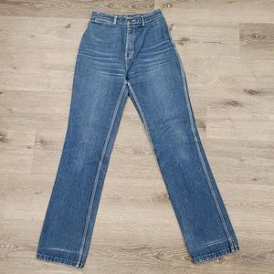 Vintage 90s Carrera‎ 25X32 High Waisted Jeans Italy Straight Leg Western Denim